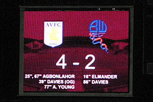 Aston Villa-Bolton